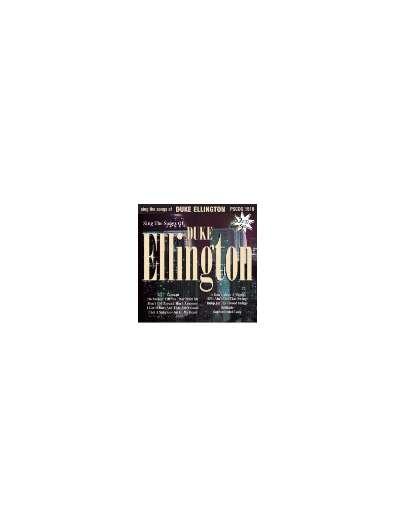 MMO 1510 Sing the Songs of Duke Ellington Standards (2 CD sing-along)