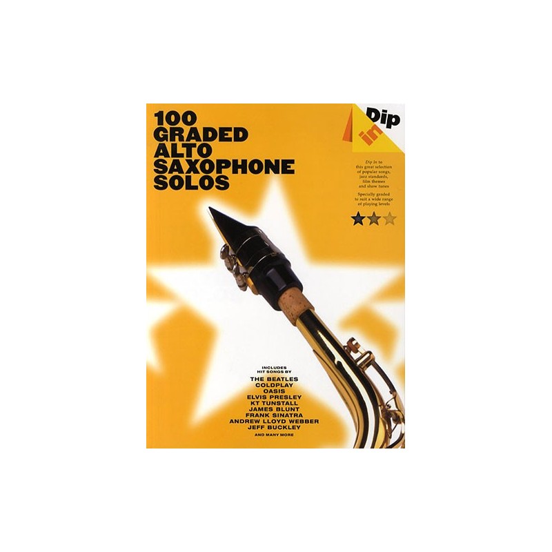 100 Graded Alto Saxophone Solos Birdland Libreria Milano