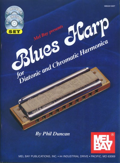 Blues Harp for Diatonic & Chromatic Harmonica (book/CD/DVD)