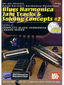 Blues Harmonica Jam Tracks & Soloing Concepts 2 (book/CD)