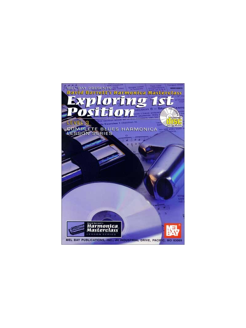 Exploring 1st Position - Complete Blues Harmonica Lesson (book/CD