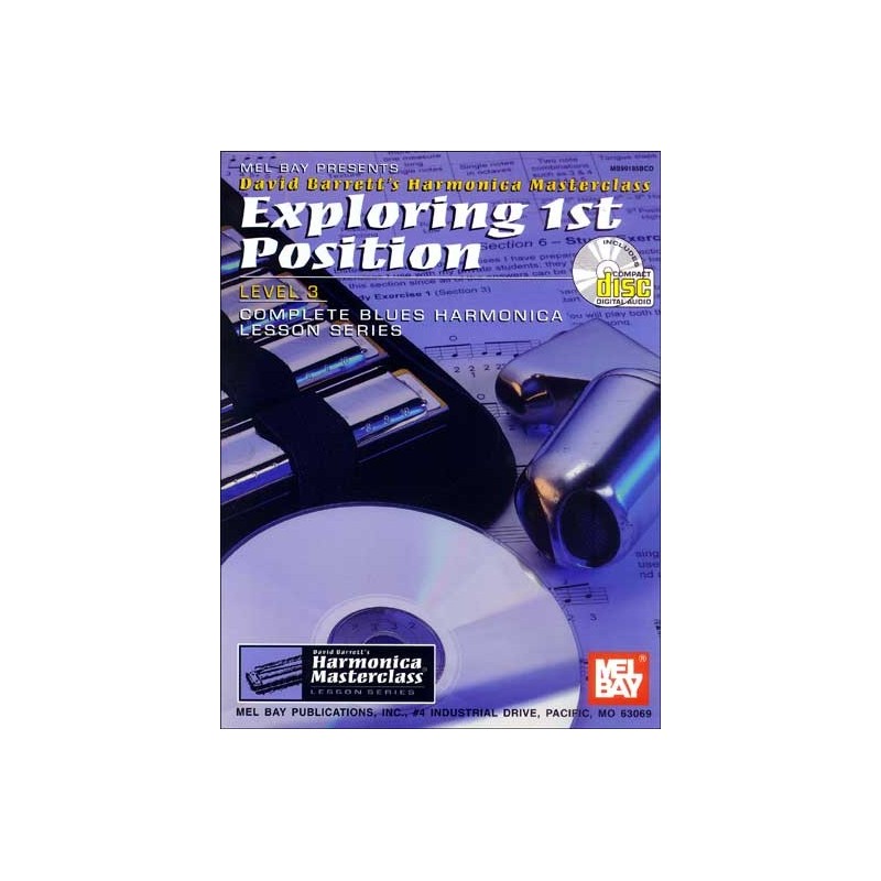 Exploring 1st Position - Complete Blues Harmonica Lesson (book/CD