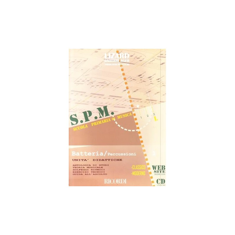 Scuola di musica: batteria e percussioni - Unità didattica (libro/CD)