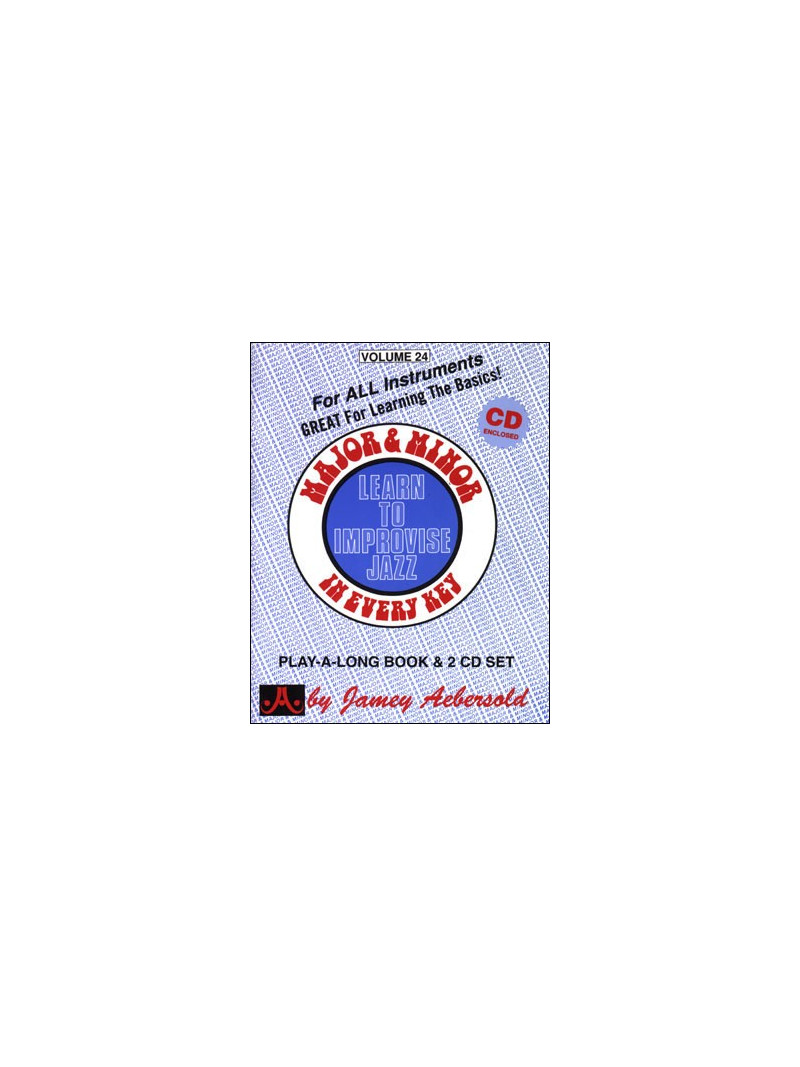 Volume 24 - Major & Minor (book/2 CD play-along)