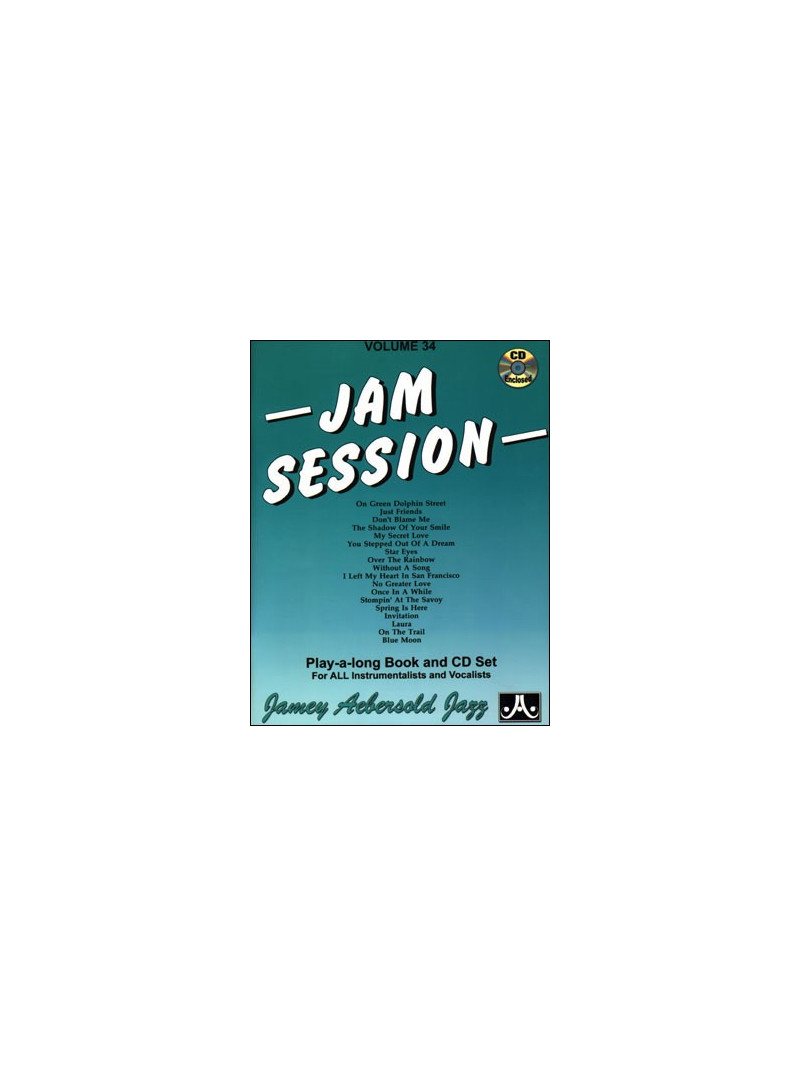 Jam Session Volume 34 (book/2 CD play along)