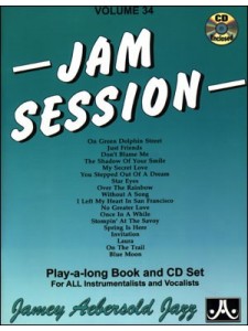 Jam Session Volume 34 (book/2 CD play along)