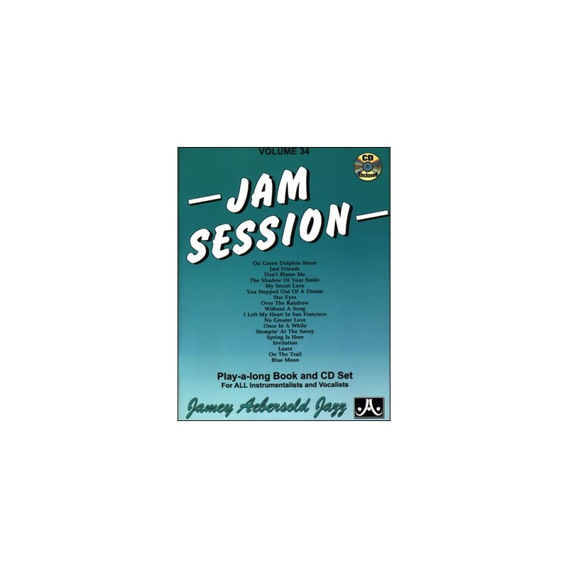 Jam Session Volume 34 (book/2 CD play along)