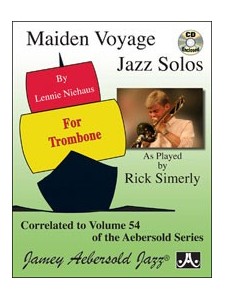 Maiden Voyage Solos For Trombone (book/CD play-along)