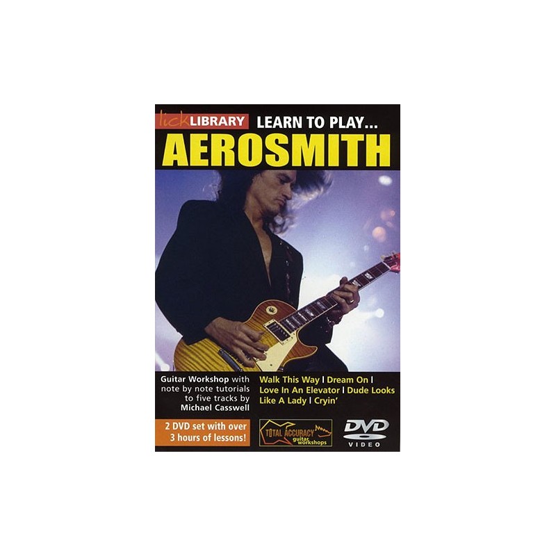 Lick Library: Learn to Play Aerosmith (2 DVD)