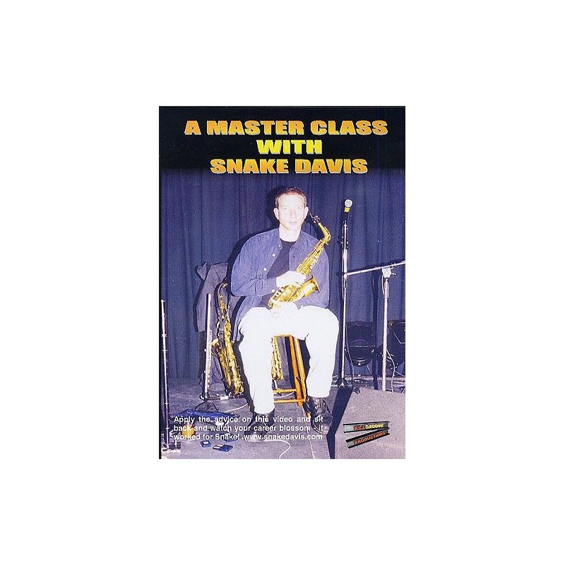 A Master Class With Snake Davis (DVD)