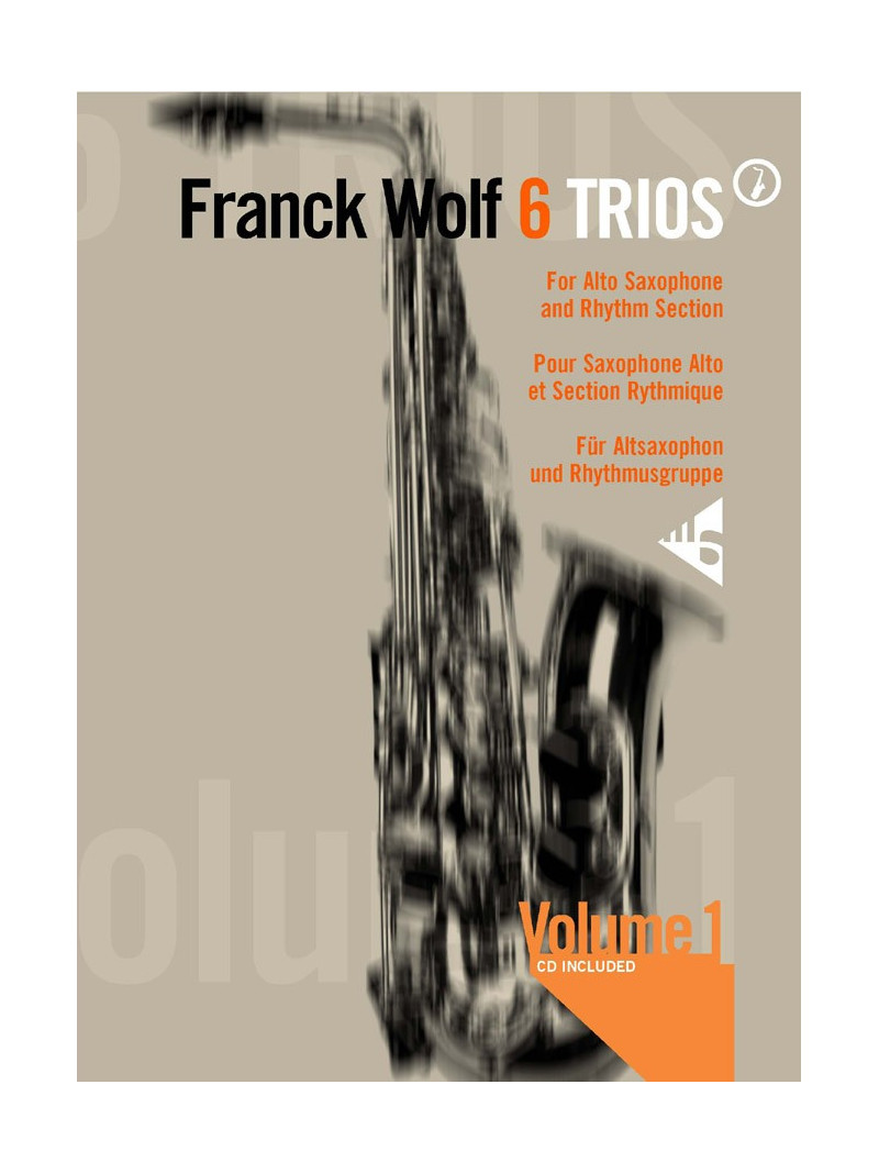 6 Trios for Alto Sax & Rhythm Section 1 (book/CD play-along)