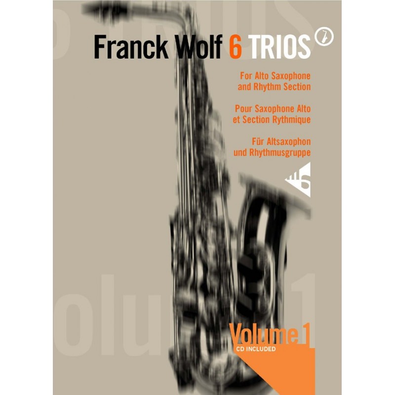 6 Trios for Alto Sax & Rhythm Section 1 (book/CD play-along)
