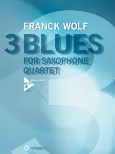 3 blues for Saxophone Quartet (book/CD play-along)