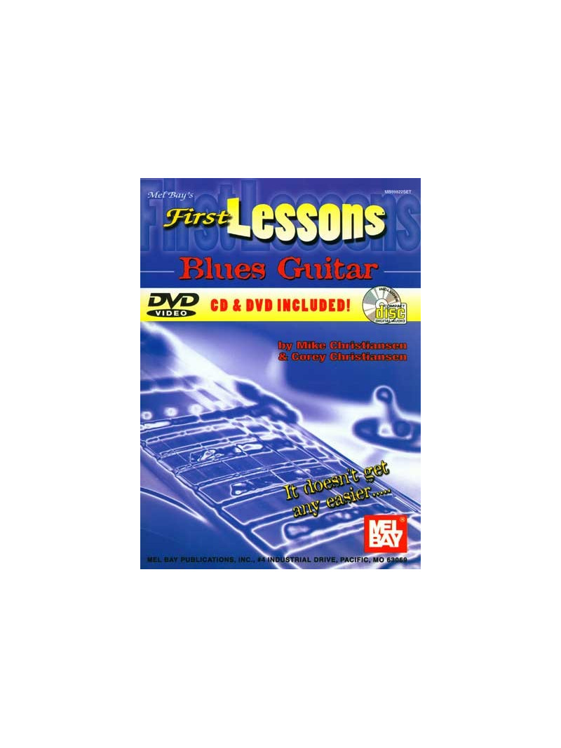 First Lessons: Blues Guitar (book/CD/DVD)