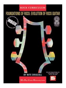 MBGU Rock Curriculum: Foundations of Rock - Evolution of Rock Guitar (book/CD/DVD)