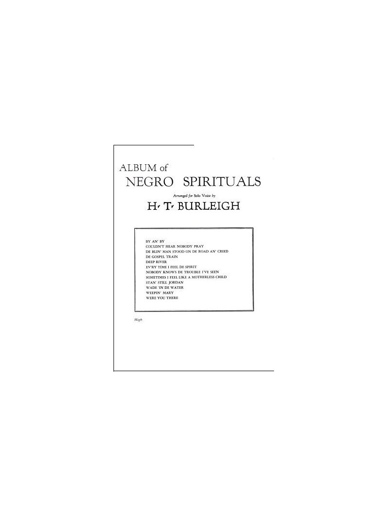 Album of Negro Spirituals