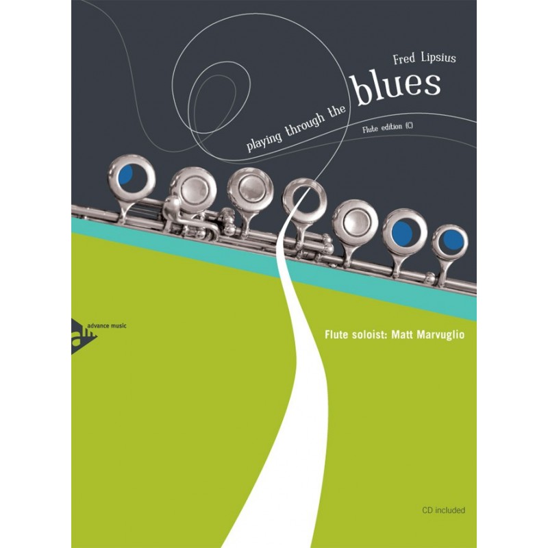 Playing Through the Blues: Flute (book/CD play-along)