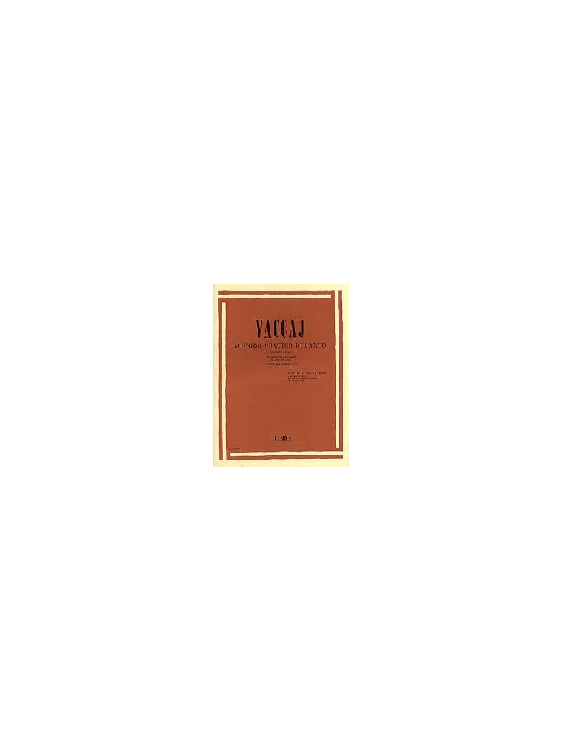Metodo pratico di canto + CD (mezzo soprano o baritono)