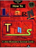 Aebersold Volume 76: How To Learn Tunes (book/CD play-along)