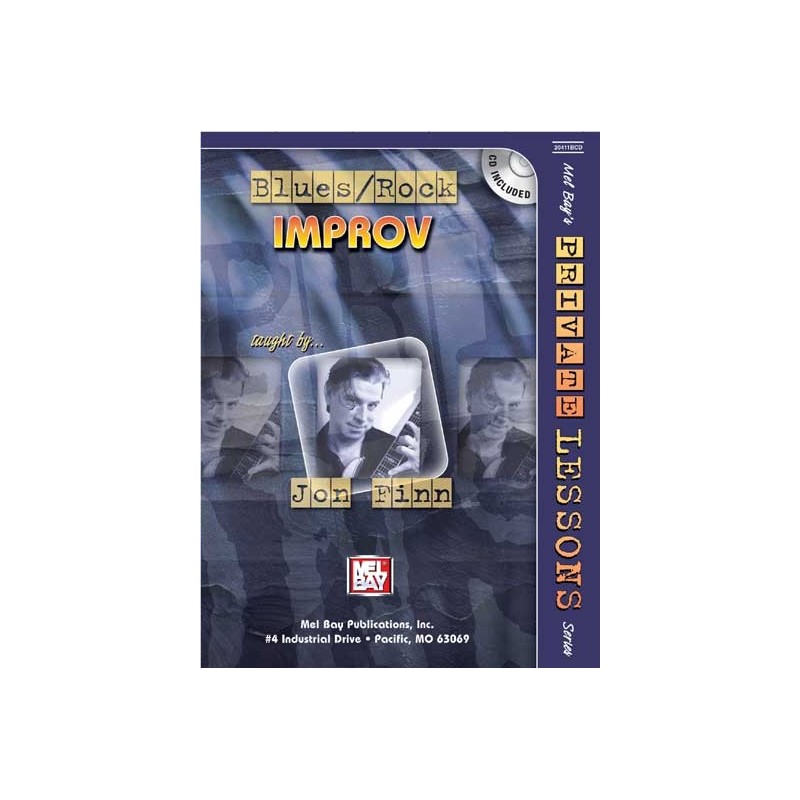 Private Lessons Series: Blues/Rock Improv (book/CD)