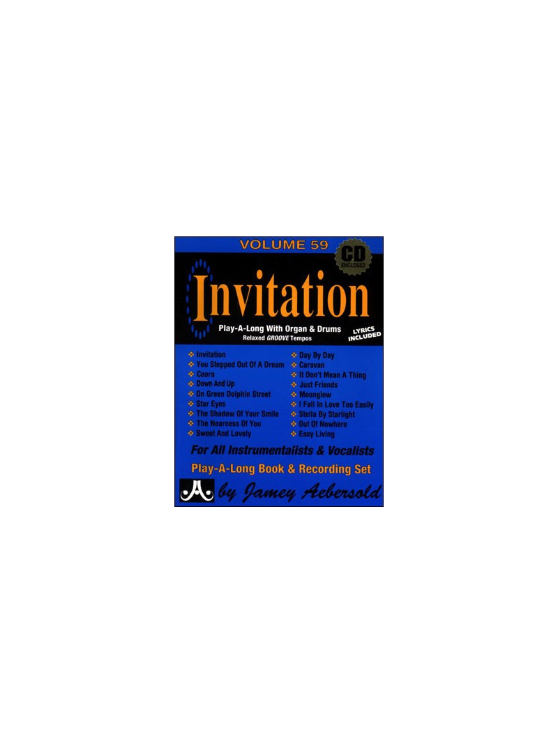Aebersold 59: Invitation (book/2 CD)