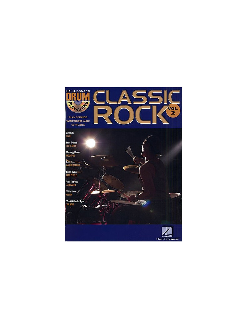 Drum Play Along Volume 2: Classic Rock (book/CD)