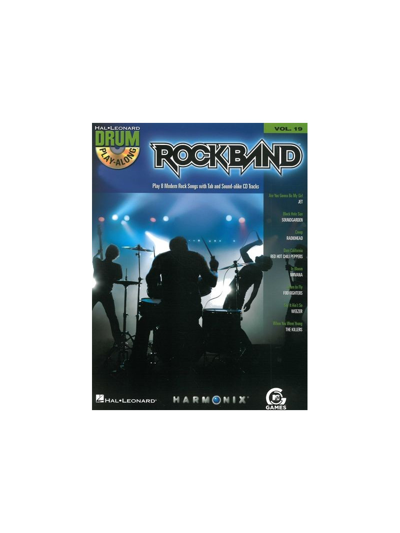 Drum Play Along Volume 19: Rock Band (book/CD)