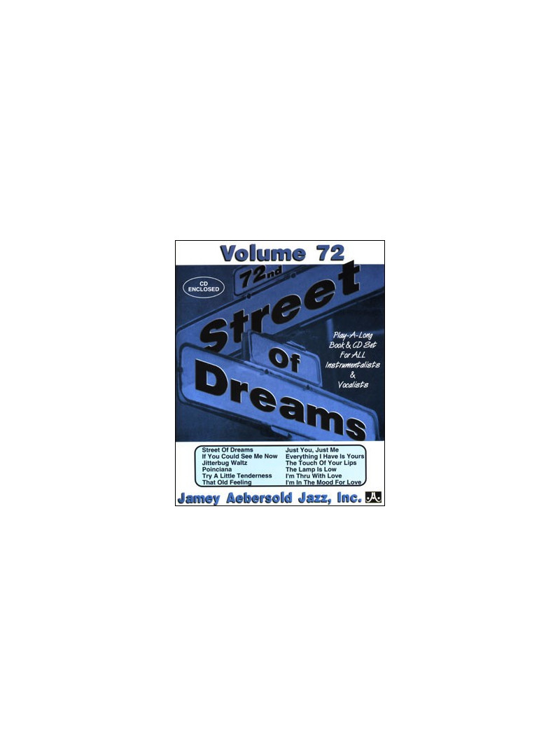 Aebersold 72: Street of Dreams (book/CD)