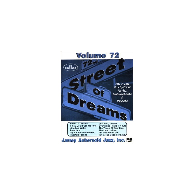 Aebersold 72: Street of Dreams (book/CD)