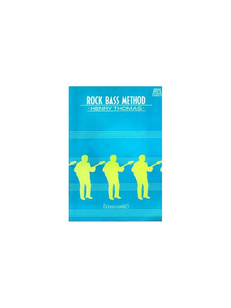 Rock bass method (book & cassette)