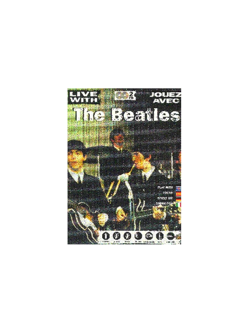 Live With The Beatles (book/2 CD play-along)