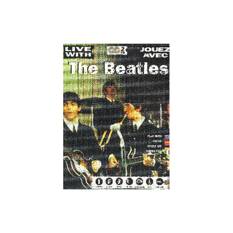 Live With The Beatles (book/2 CD play-along)