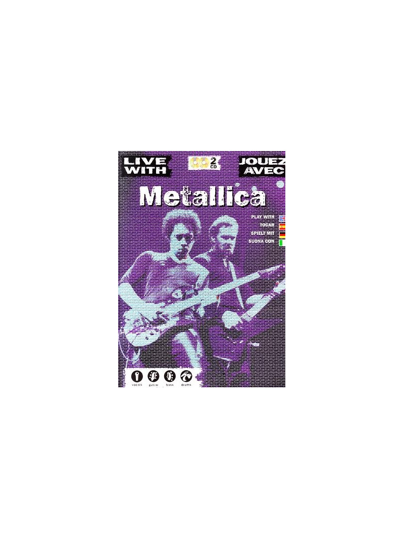 Live With Metallica (book/2 CD play-along)