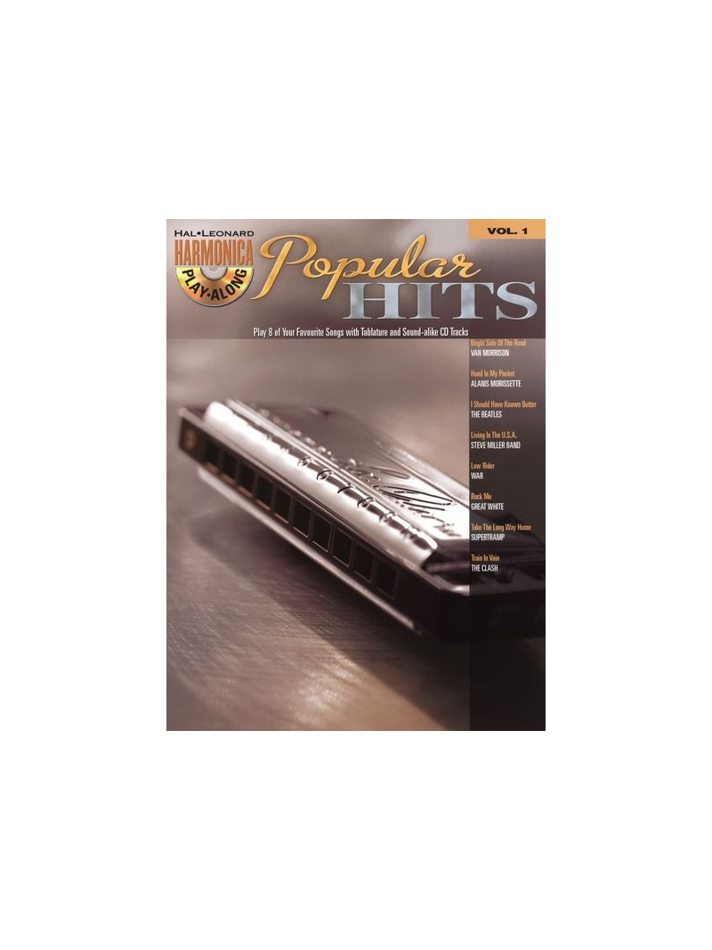 Harmonica Play-along: Popular Hits (book/CD)