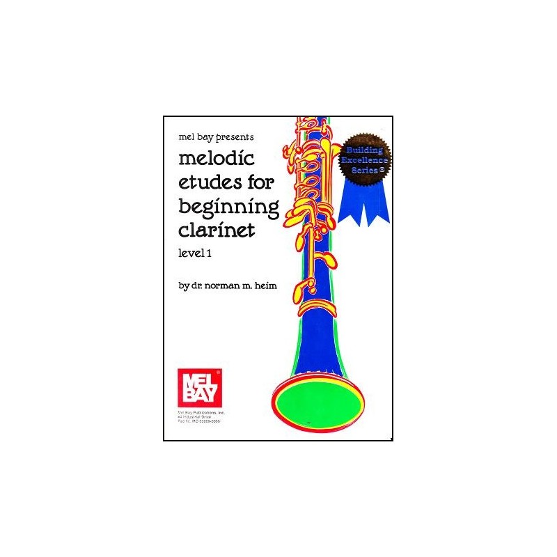 Melodic Etudes For Beginning Clarinet