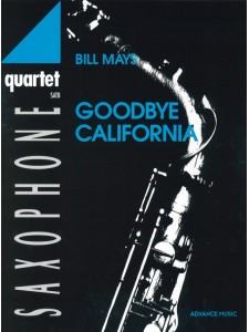 Goodbye California-sax quartet SATB