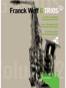 6 Trios for Alto Sax & Rhythm Section 2 (book/CD play-along)