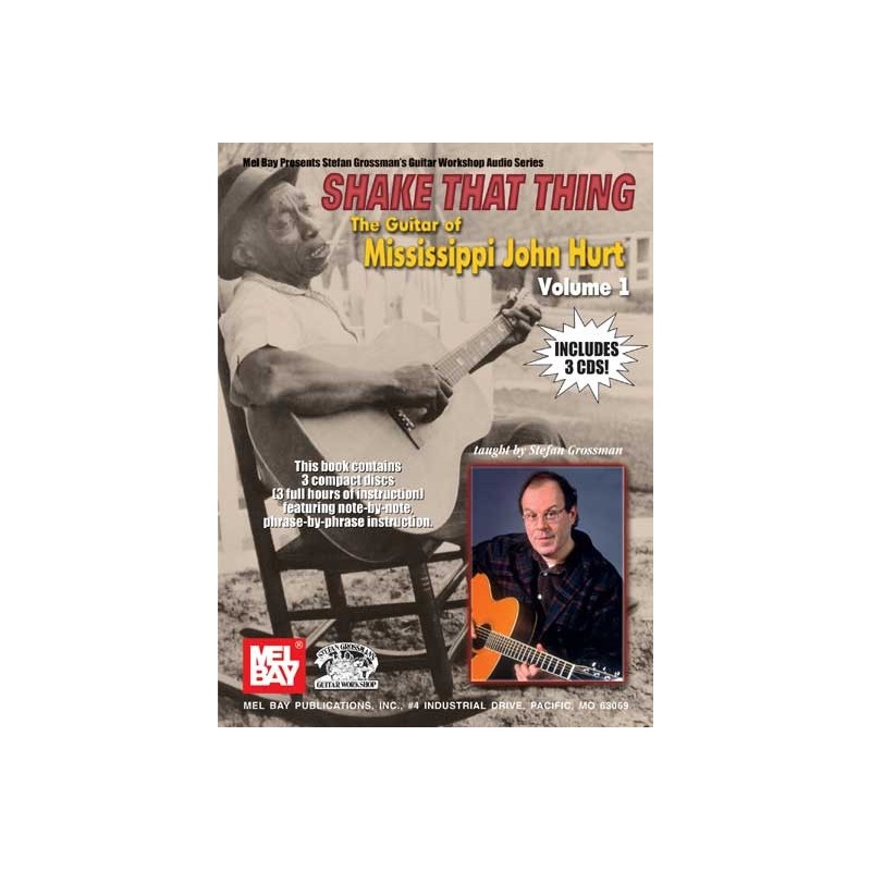 Mississippi John Hurt: Shake That Thing (book/3 CD)