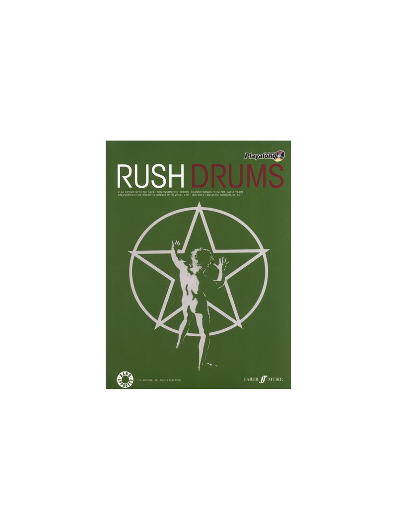 Authentic Playalong Drums: Rush (book/cd)