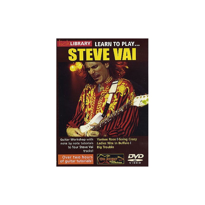 Lick Library: Learn To Play Steve Vai Volume 1 (DVD)