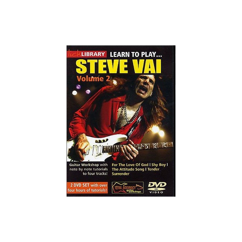 Lick Library: Learn To Play Steve Vai Volume 2 (DVD)