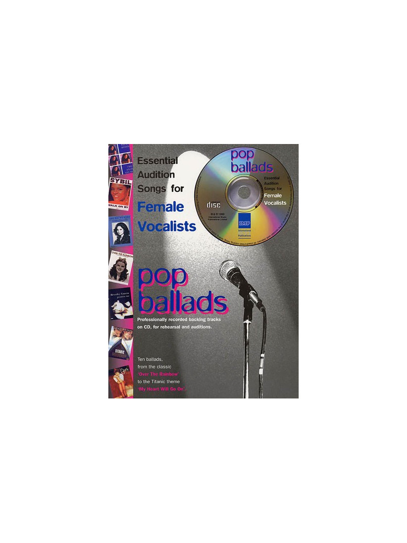 Essential Audition songs for Female Vocalists: Pop Ballads (book/CD sing-along)