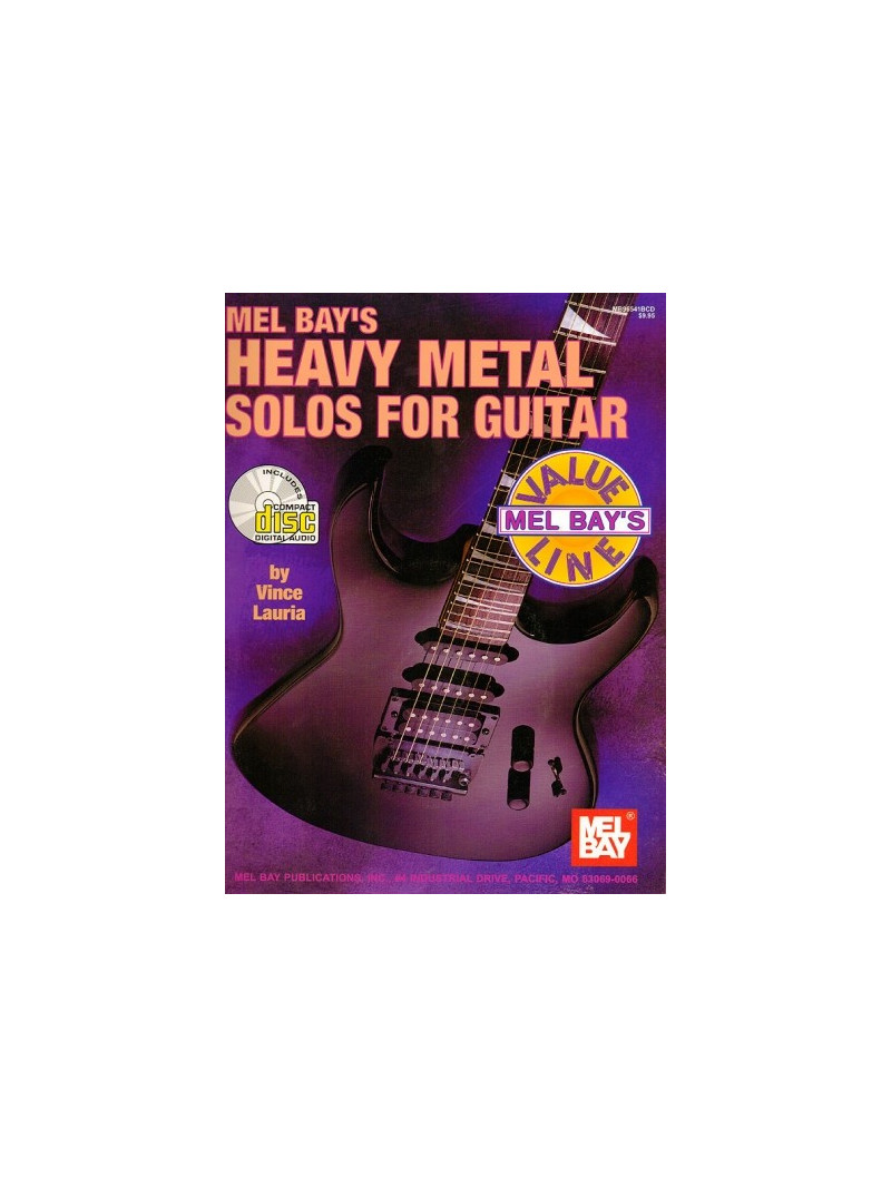 Heavy Metal Solos For Guitar (book/CD)