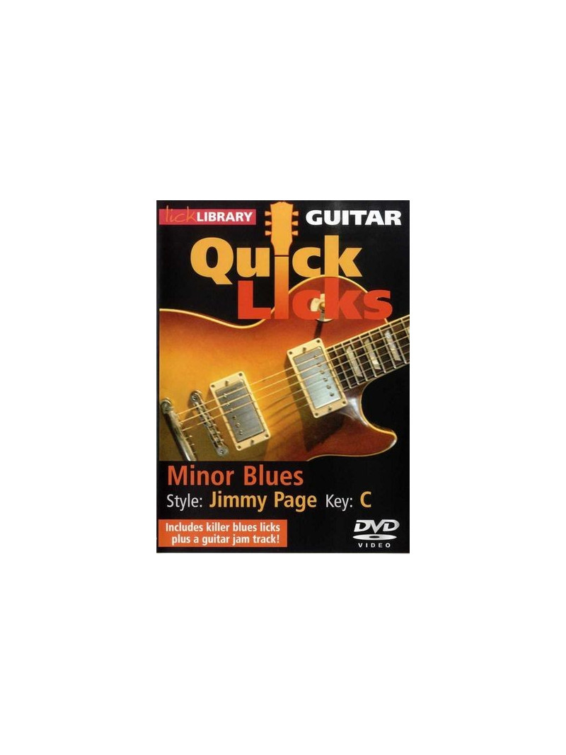 Lick Library: Quick Licks For Guitar - Jimmy Page - Minor Blues Key Of C (DVD)