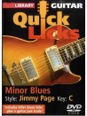 Lick Library: Quick Licks For Guitar - Minor Blues Key Of C (DVD)