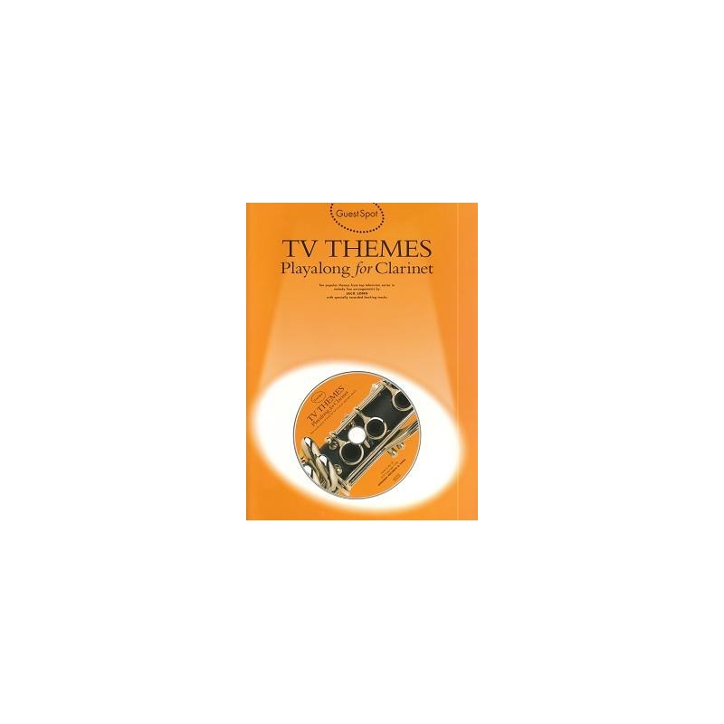 Guest Spot: TV Themes Playalong For Clarinet (book/CD)