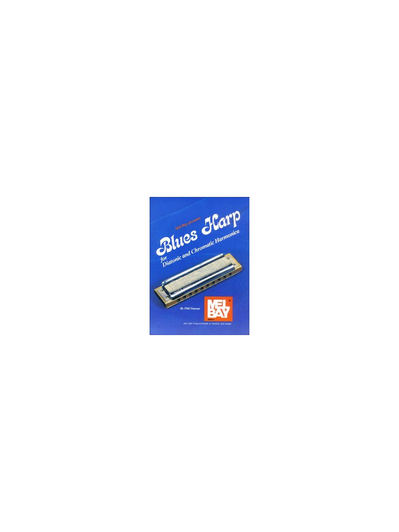 Blues Harp for Diatonic & Chromatic Harmonica (book/CD)