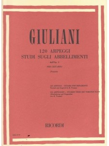 Giuliani - 120 Arpeggi. Studi sugli Abbellimenti dall'op.1