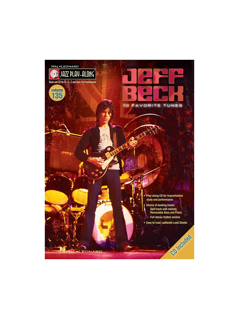 Jazz Play-Along Vol.135: Jeff Beck (book/CD)