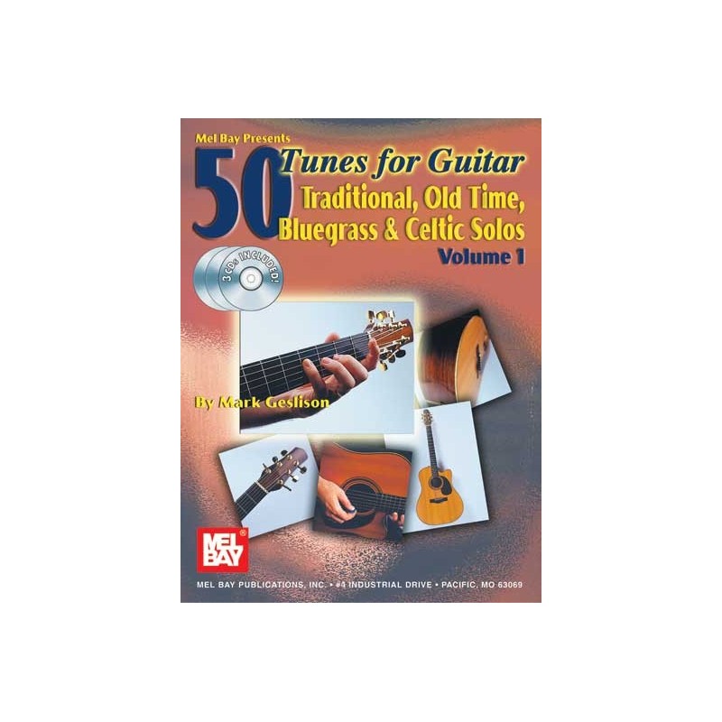 50 Tunes for Guitar (book/3 CDs)